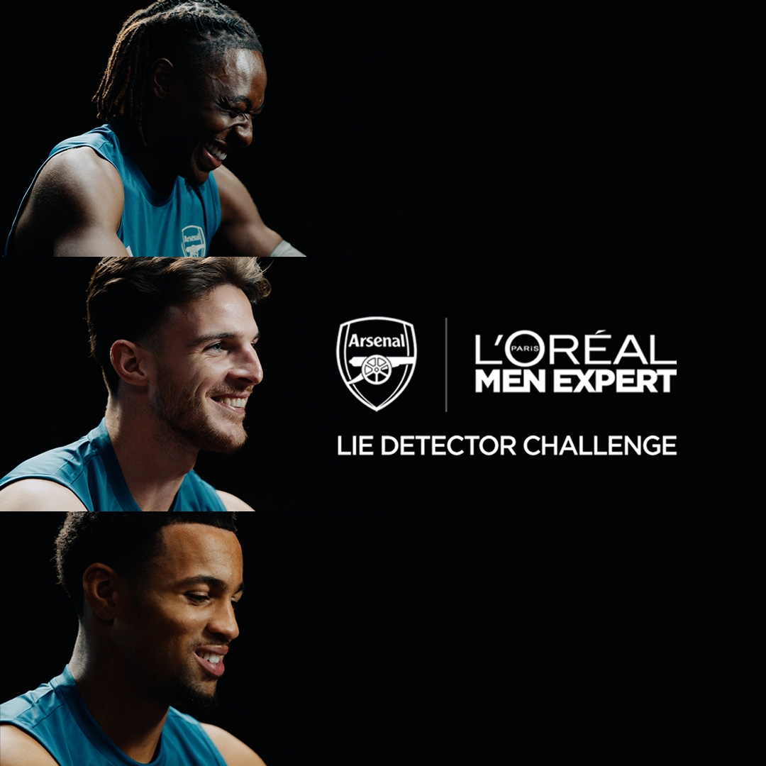 Arsenal's players have handled pressure on the pitch, but what about under the lie detector? 🤔 L’Oréal Men Expert Deodorant put freshness to the ultimate test.