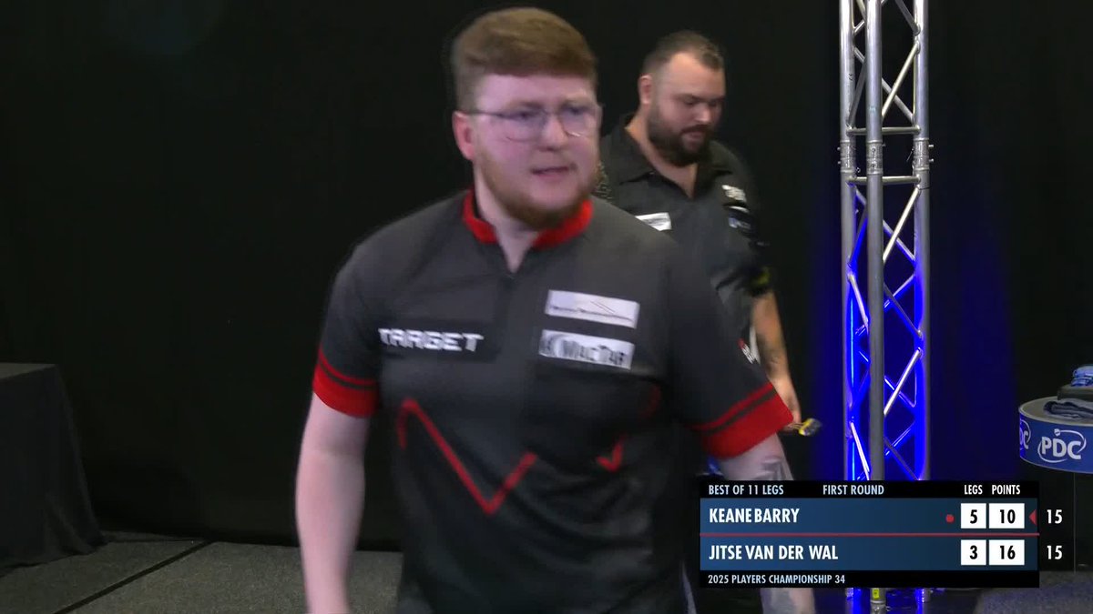 BARRY ONE STEP CLOSER! Keane Barry knows how important that victory was for himself and his hopes of returning to Alexandra Palace, as the Irishman beats Jitse Van der Wal 6-4! 📺 #PC34