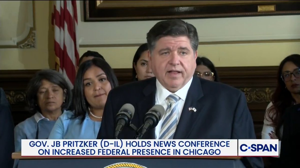 Gov. JB Pritzker says he has asked Kristi Noem and the Department of Homeland of Security to pause federal agent operations for Halloween weekend: “Give the children and the families of Illinois a break.”