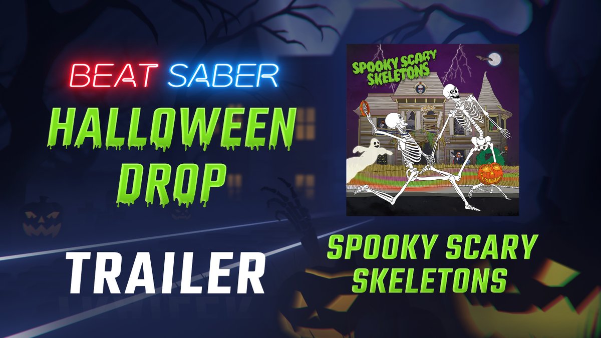 💀 Andrew Gold’s “Spooky Scary Skeletons” (Undead Tombstone Remix) is out now! Step into the Halloween spirit and slash through the spooky beats… if you dare! 💀
