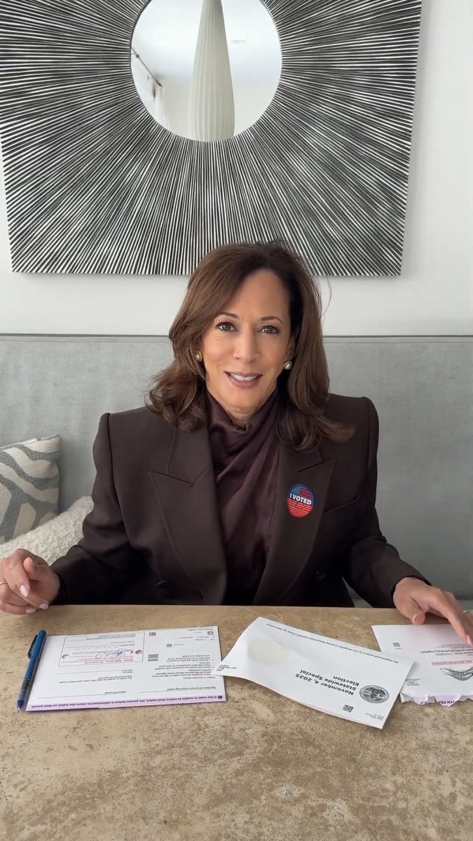 I voted YES on Prop 50 because we cannot let anyone silence the will of the people. California is fighting fire with fire and standing up for democracy everywhere. Vote yes on Prop 50 by mail or in person on Election Day, this Tuesday, November 4.