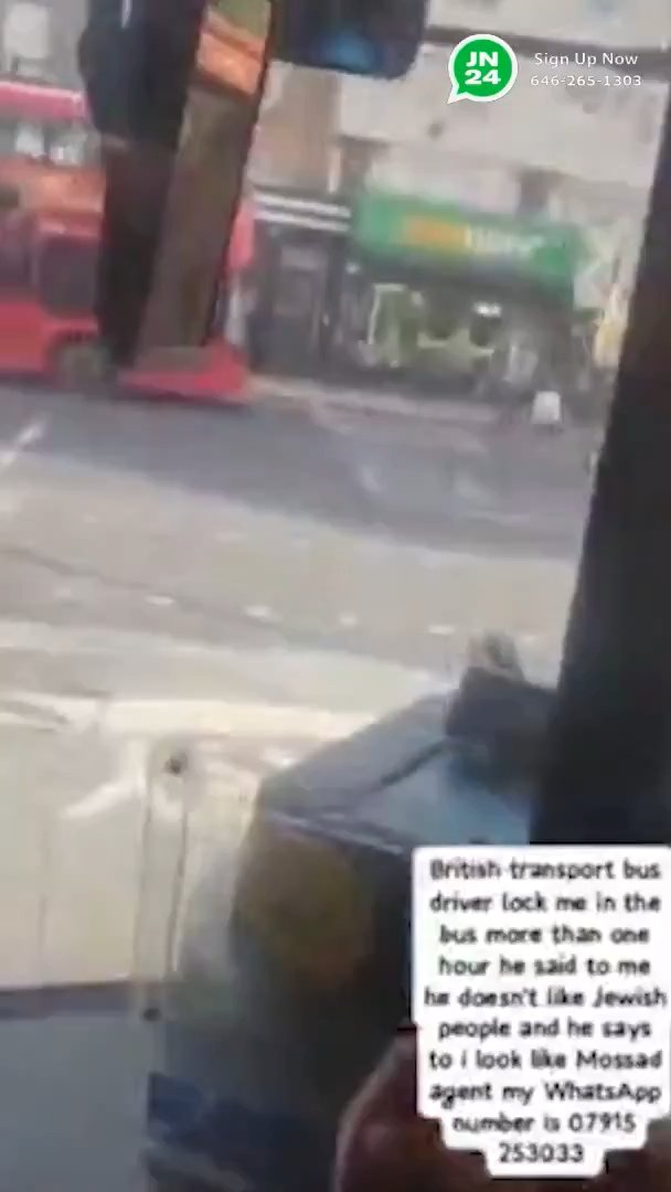 A Jewish man from London dropped his credit card into the driver’s section of a public bus. Rather than returning it, the driver made ignored the passenger, who was trapped on the bus for hours trying to retrieve his property. The driver reportedly said that he doesn’t like Jewish people, and the visibly Orthodox man looks “like a Mossad agent.” David Abraham, the passenger, uploaded this tearful video of himself pleading with the driver, who ignored him. Public institutions have a responsibility to not discriminate. Every Londoner, regardless of their identity, should be treated with basic respect. If this incident doesn’t bother you, is it because you’re comfortable with a London that treats its residents unequally? Or are you just silent about it when the mistreatment is happening to Jews? Transportation for London must investigate and hold this driver accountable for this bigotry. Anything less is unacceptable.