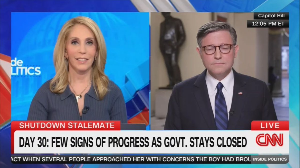 Johnson admits that Republicans refuse to fund SNAP because it would "reduce the pressure" on Democrats