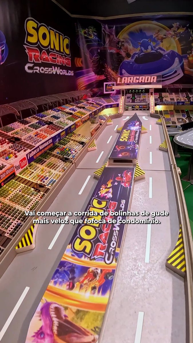 The official Brazilian Sonic the Hedgehog account has posted a special ball run video promoting Sonic Racing: CrossWOrlds “Who’s taking the win? Sonic, Shadow, or Dr. Eggman with his suspicious tricks? 👀 🏁💙 #SonicNews | #SonicRacingCrossWorlds