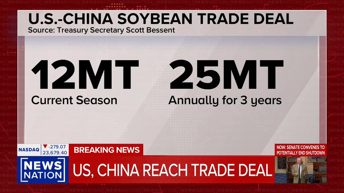 Soybean farmer: All of agriculture is struggling right now. Every farmer's going to lose about $100 an acre. As a consequence of that, John Deere is laying off people. Rural America is hurting right now.