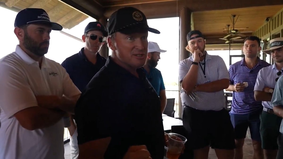 There is absolutely NO ONE better at rallying at team that's down than Jon Gruden. Ready to run through a brick wall The Internet Invitational