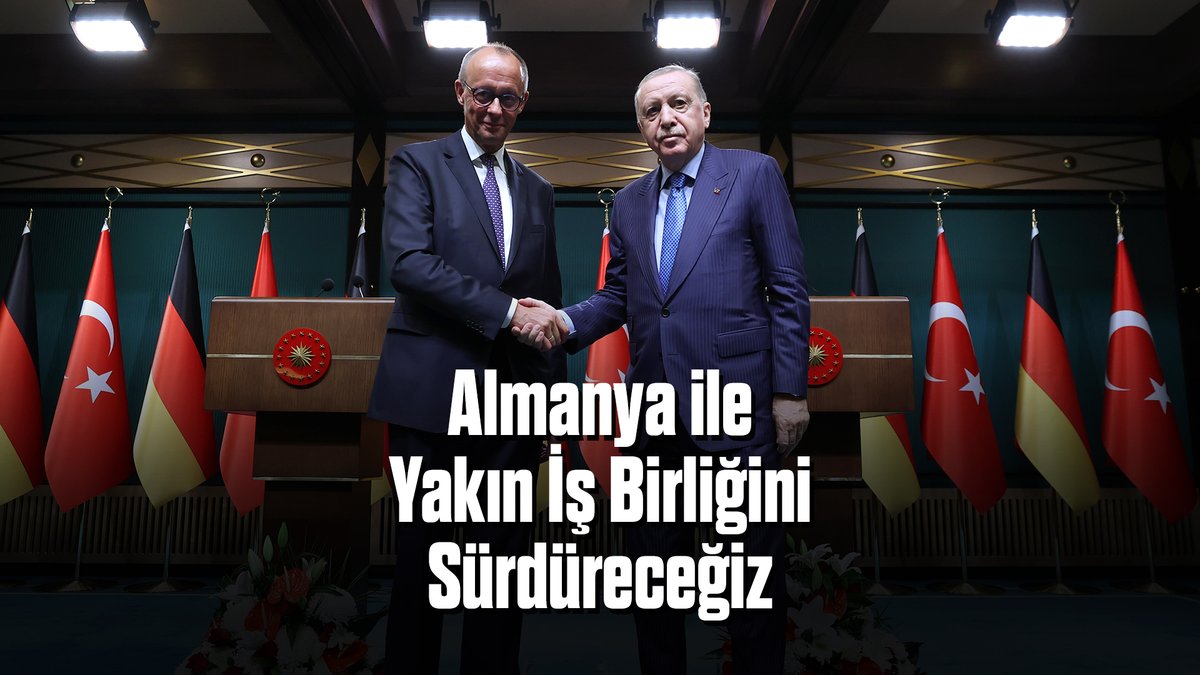 Almanya’yla yakın iş birliği içinde çalışmayı önümüzdeki dönemde de sürdüreceğiz. 🇹🇷🇩🇪