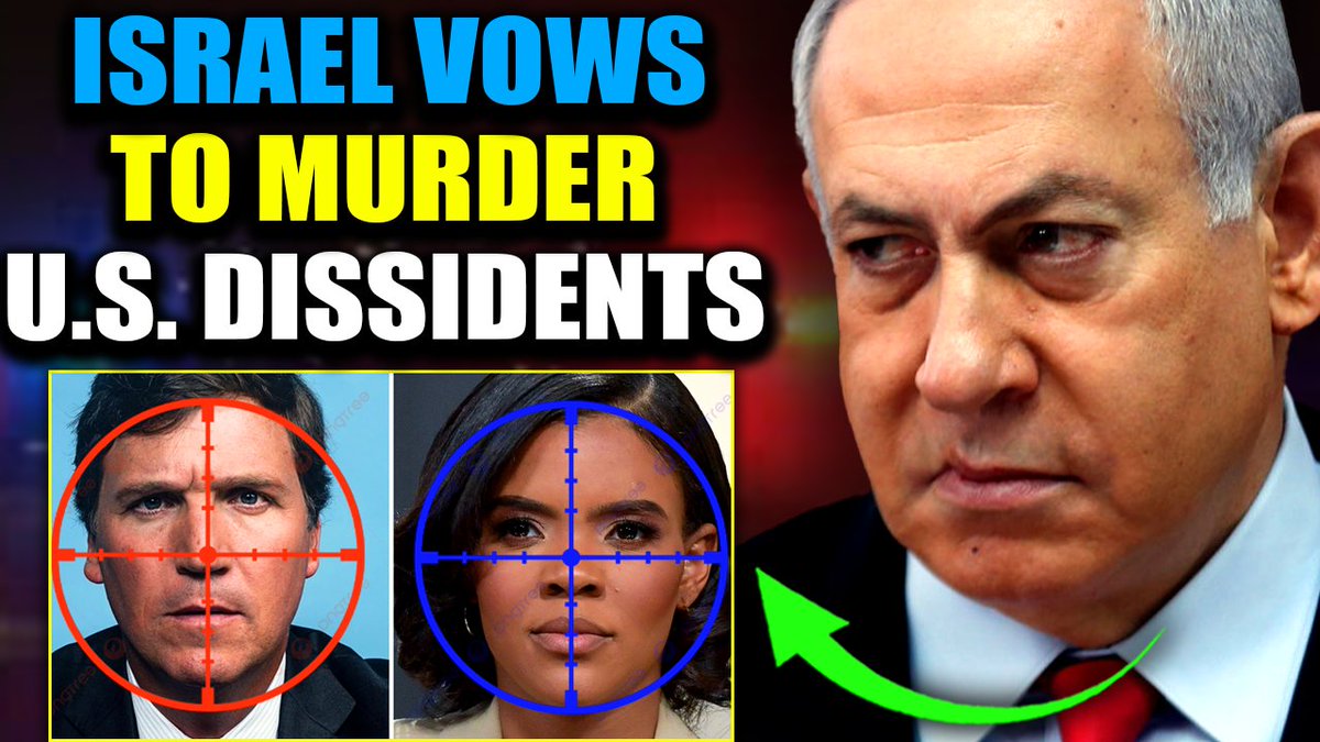 Israel Threatens Candace Owens and Tucker Carlson With Assassination: ‘Most Dangerous People In USA’ Israel has just issued a direct and chilling threat - targeting Candace Owens, Tucker Carlson, and every voice refusing to bend the knee to the FBI's official narrative about Charlie Kirk. They've made it clear: if Israel deems you a threat, you will be "taken out." Regardless of your passport. Regardless of where you live. You will be "neutralized."