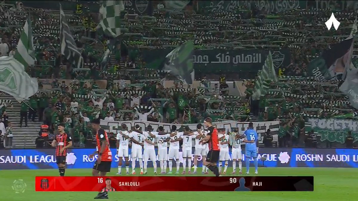 فيديو ترند حاليا 🇸🇦 جمهور الأهلي السعودي يؤدي النشيد الأجمل على مستوى الأندية العربية بدون مقارنة وبفارق كبير.. قبل قليل مع انطلاق مباراة #الأهلي_الرياض 🔥 الجمهور الوحيد في آسيا والوطن العربي الي له جمهور يشجعه (ونحن منهم) .. هو جمهور الراقي الأهلاوي 💚