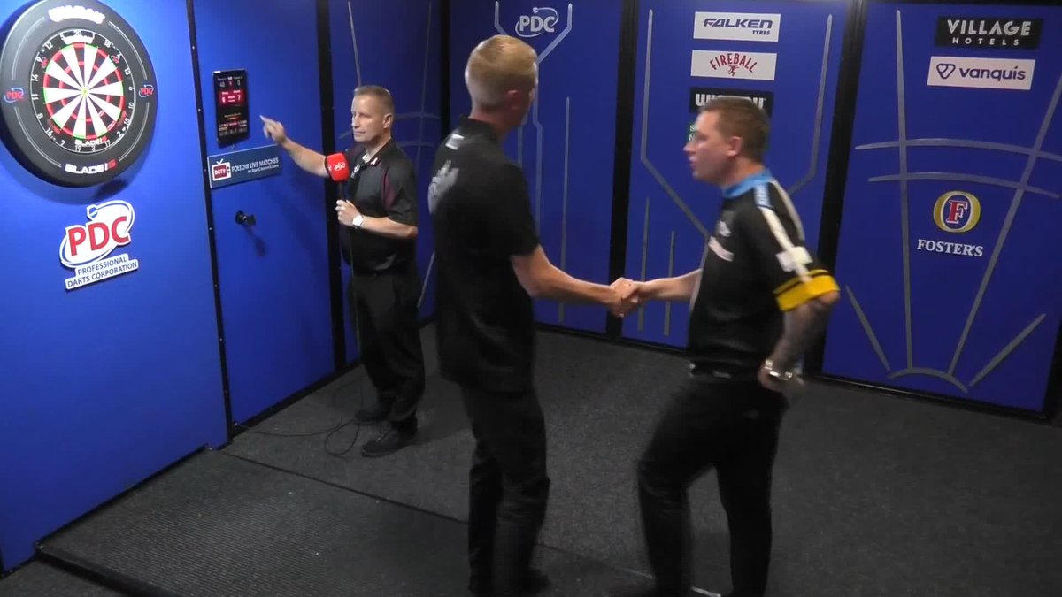 NIJMAN INTO THE FINAL! Wessel Nijman is through to yet another final in this year's Players Championship, as the young Dutchman beats yesterday's champion Chris Dobey 7-6! 📺 #PC34