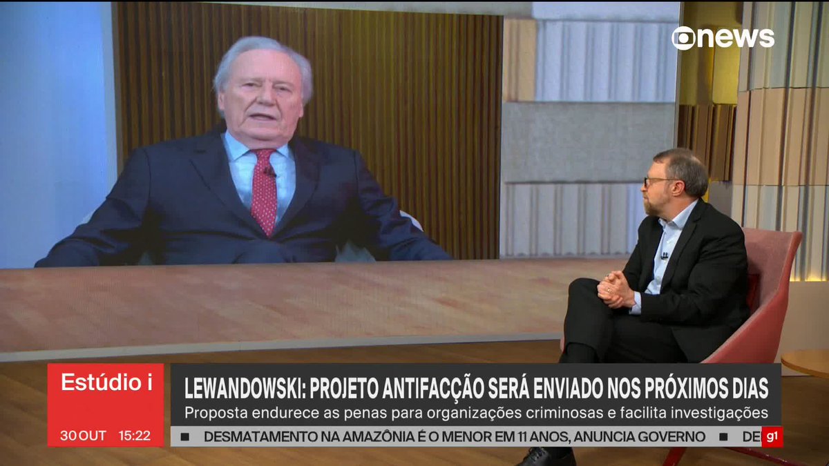 “Esse modelo de absoluta autonomia das forças locais dos governadores, evidentemente, é um modelo falido”, diz ministro Ricardo Lewandowski. #Estúdioi ➡️ Assista à #GloboNews: