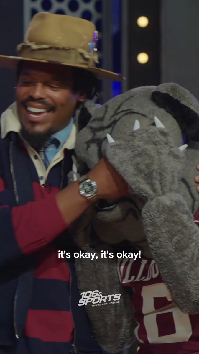 Not Cam Newton getting run up on by Bruiser 😭 Alabama A&M’s mascot had a bone to pick, but in true #106AndSports fashion — it’s all love in the end. Stream the full episode now on BET+.