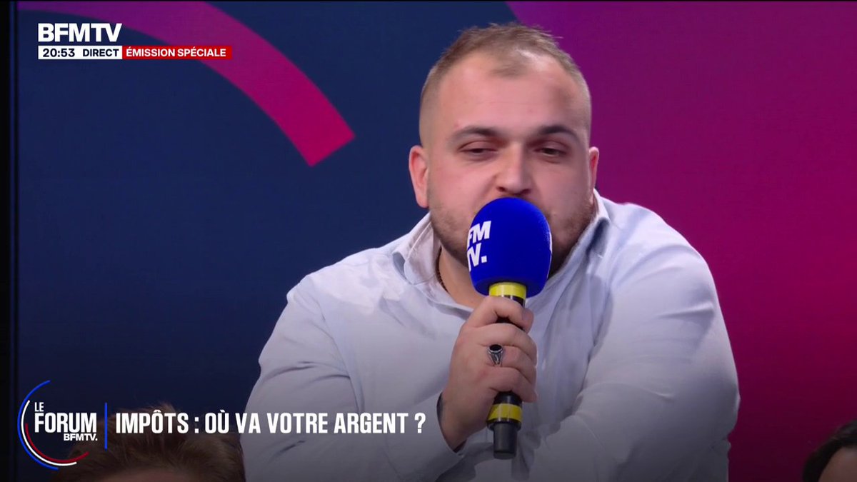 "Je leur ai dit que c'était toujours en réflexion", Samuel, artisan dans le BTP raconte ses échanges avec les impôts après avoir révélé qu'il ne payait plus la taxe foncière depuis trois ans #FORUMBFMTV