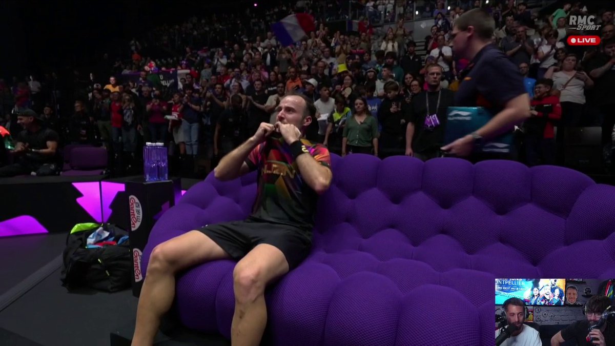 🏓 Simon Gauzy bat pour la première fois de sa carrière Félix Lebrun et élimine, par la même occasion, le tenant du titre du WTT Champions de Montpellier. Des émotions dans tous les sens et un vainqueur en larmes après la balle de match.