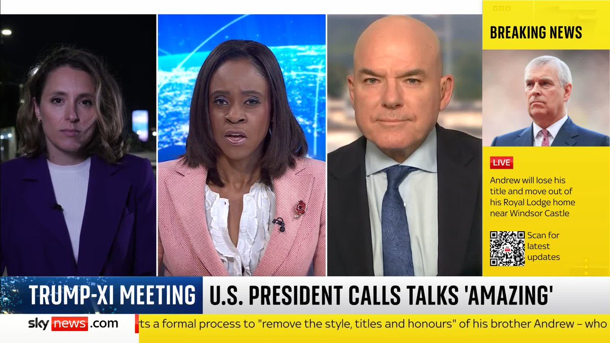 "From an erratic and unpredictable president, any talk of nuclear weapons sets hares running" Sky's James Matthews reacts to President Trump's nuclear testing comments on Truth Social 📺 Sky 501, Virgin 602, Freeview 233 and YouTube