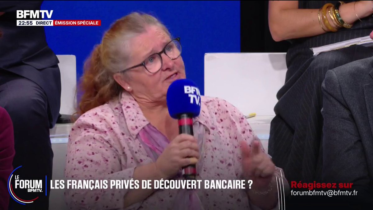 Découverts bancaires: "Toute ma vie je n'ai pu dépenser que ce que j'avais dans le porte-monnaie", témoigne Isabelle, représentante de l'association "Archipel des sans-voix" #FORUMBFMTV