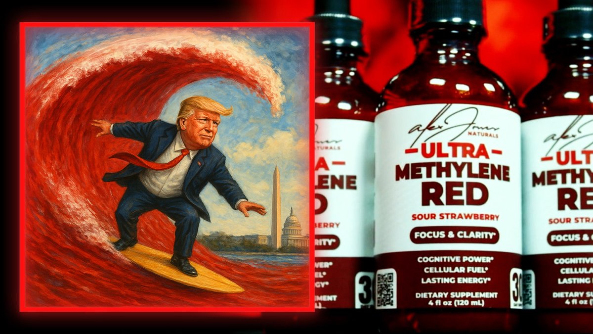 MUST-SEE: "Compared To The 1st Trump Admin, This One's 20X More Hardcore!" Alex Jones Reveals Exclusive Details About Intelligence Operations Taking Place Behind The Scenes That Are Weeding Out Traitors As A Red Wave Of Patriots Sweeps Through The Federal Government! PLUS, Chase Geiser Breaks Down How The Effects Of Methylene Blue Can Be SUPER POWERED By Methylene Red- The Newest Arrival At The Alex Jones Store!