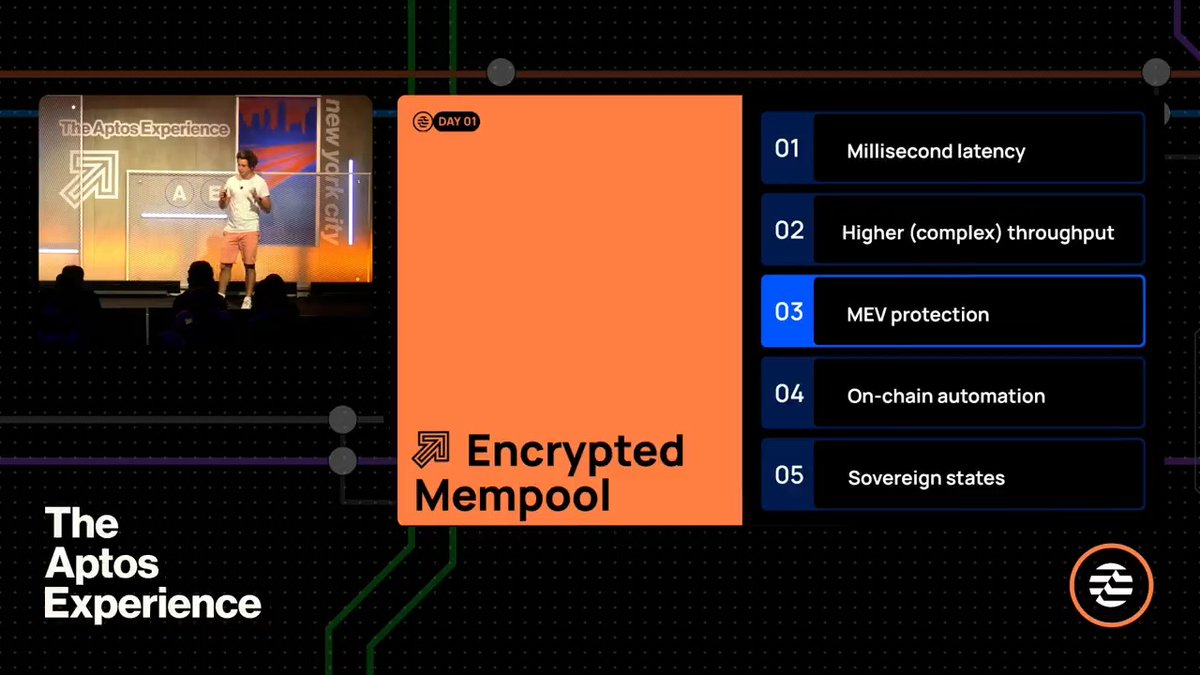 The Global Trading Engine needs built-in MEV protection without sacrificing speed and performance. A very difficult technical task, but just another day in the office for Alexander Spiegelman and the Aptos Labs research team. Enter: Encrypted Mempool on Aptos.