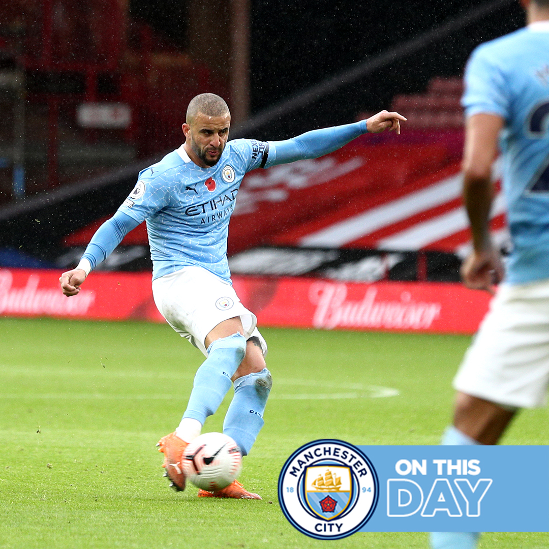 #OnThisDay: Sheffield United 0-1 #ManCity [2020] ⚽️ [28'] Kyle Walker