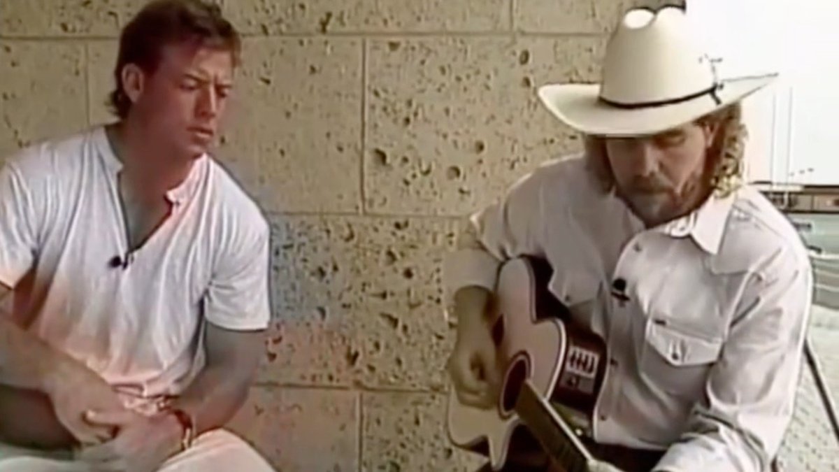 Before it was a hit (and the most played country song of the 90s), it was just a song Toby shared with his friend Troy Aikman