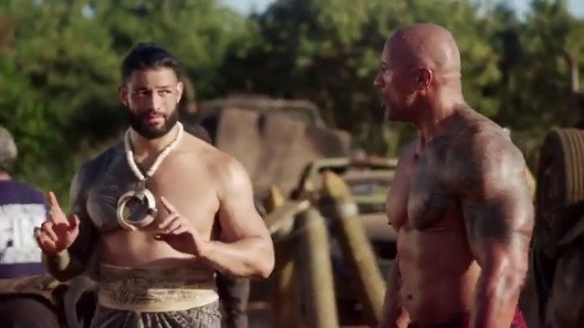 Roman Reigns as Matteo Hobbs in Hobbs and Shaw. ❤️❤️ You cousin tell he was having so much fun.