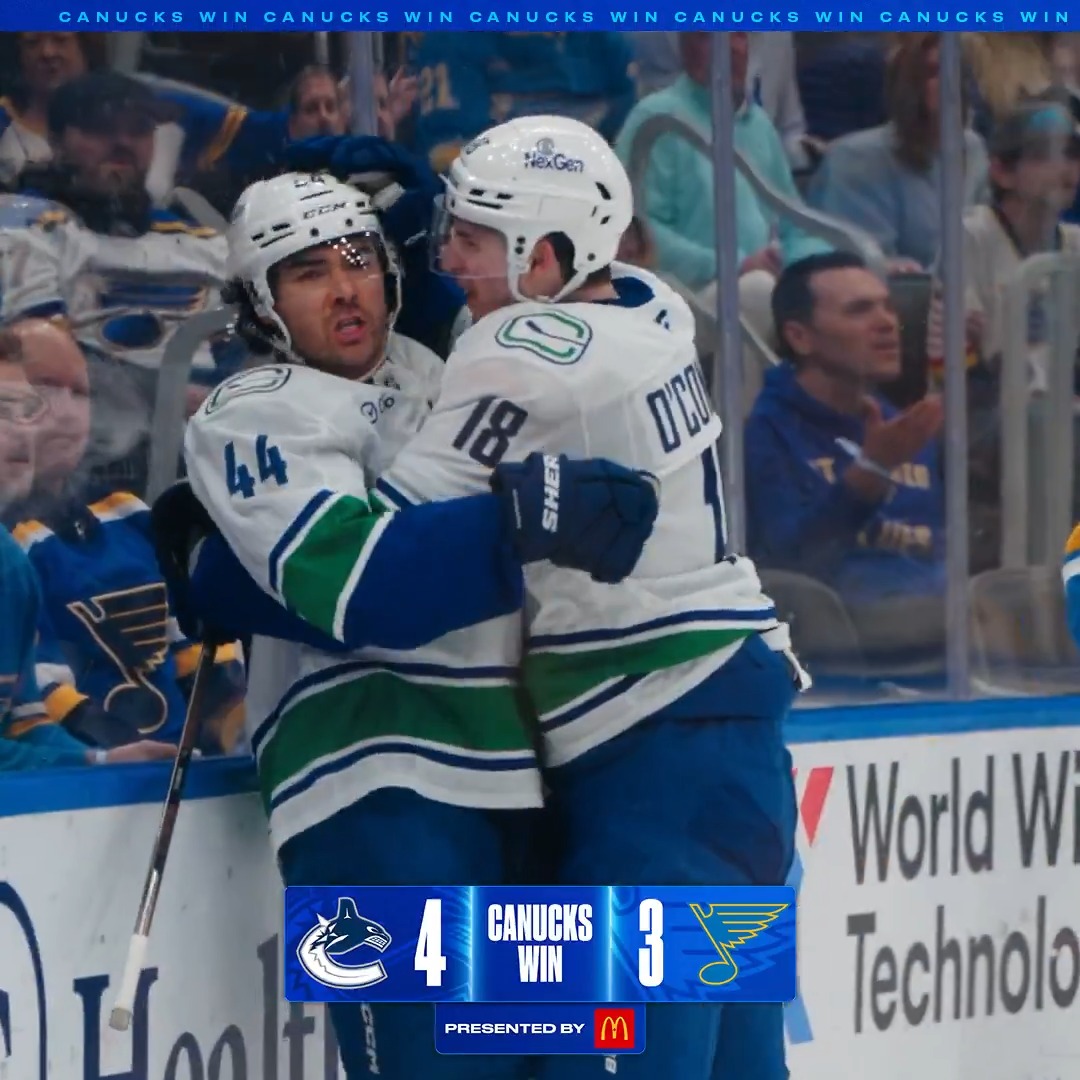 WALK-OFF WIN❗️ #Canucks | McDonald's 🇨🇦