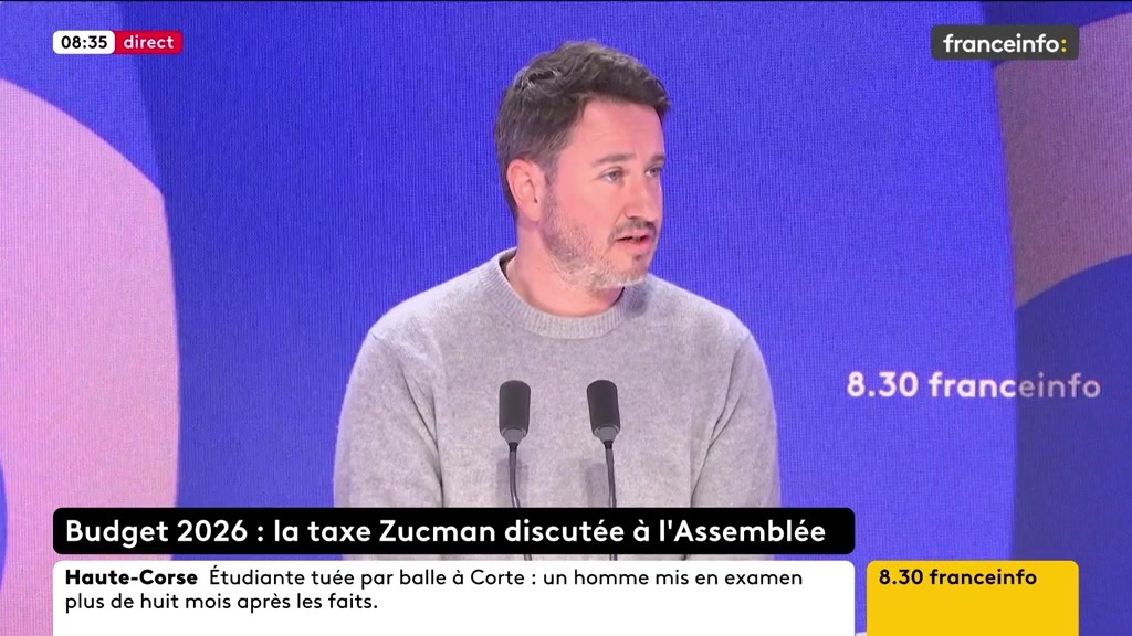 🔴 Budget de la France ➡️ "Ce serait incompréhensible que les députés rejettent cet impôt plancher parce que ça reviendrait à accepter que les milliardaires aient le droit de payer zéro", détaille Gabriel Zucman, économiste.
