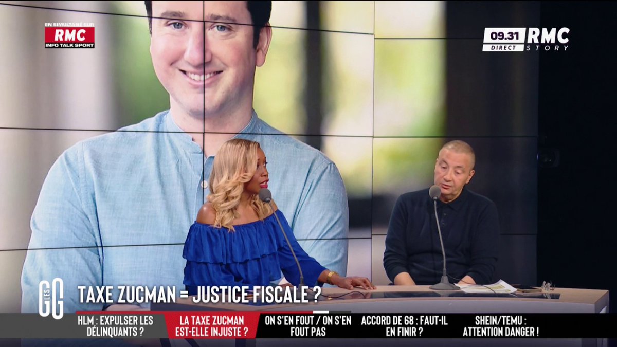 💶 Taxe Zucman = justice fiscale ? 🎙️ Joëlle Dago-Serry : "On est le seul pays à faire une stratégie pour dégager ceux qui ont de l'argent et qui sont des talents... C'est la traque aux riches ! Quand ils en auront fini, ça va descendre sur ceux qui touchent 5 000€..." #GGRMC
