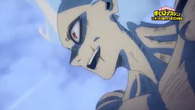 ◤ キャラボイスCMが来た!! ◢ 明日11/1(土)夕方5:30放送 『僕のヒーローアカデミア FINAL SEASON』第5話(No.164) 「史上最悪の敵<ヴィラン>」 死柄木弔(cv.#内山昂輝)による ナレーションのCMを公開!! #ヒロアカ #heroaca_a