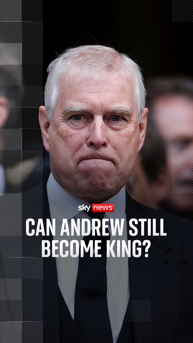 Can Andrew still become King? The former Duke of York, who is now simply known as Andrew Mountbatten Windsor, will move from Royal Lodge at Windsor to the Sandringham estate. Sky's Royal Commentator Alastair Bruce explains what this means for the line of succession ⬇️
