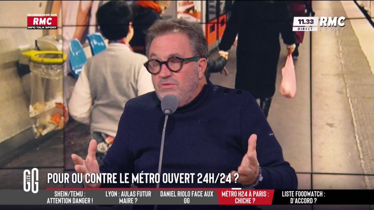 🚇 Pour ou contre le métro ouvert 24h/24 ? 🎙️ Yves Camdeborde : "Je suis persuadé que dans 40 ans on dira : "C'est Anne Hidalgo qui a rendu Paris beau !" J'en suis persuadé ! Paris est plus viable que quand il y avait les voitures de partout..." #EstelleMidi