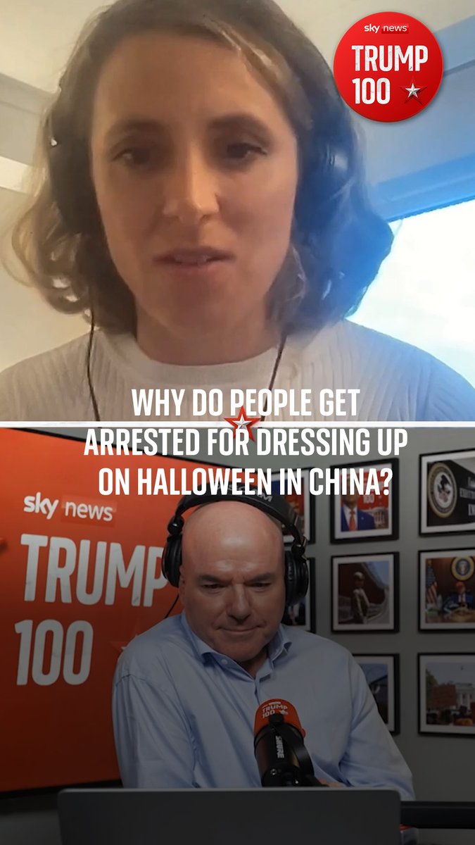 🔴 Why do people get arrested for dressing up on Halloween in China? Sky’s Asia Correspondent Helen-Ann Smith and US Correspondent James Matthews explain that and more on today's episode of #Trump100 🎧 Click the link to listen now