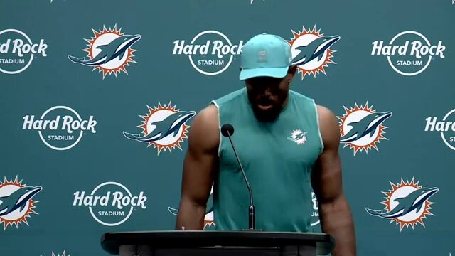 Dolphins LB Jordyn Brooks on the Ravens, including Lamar Jackson & Derrick Henry's efforts: "I thought they had a decent game, but a lot of that came towards the end of the game. Game was out of reach, a lot of garbage time to be honest with you." In the first half he's referring to: Miami outgained Baltimore by 100+ yards, tallied six more first downs, dominated the time of possession battle by eight minutes and limited Todd Monken's offense to just one third down conversion on six attempts. via Miami Dolphins