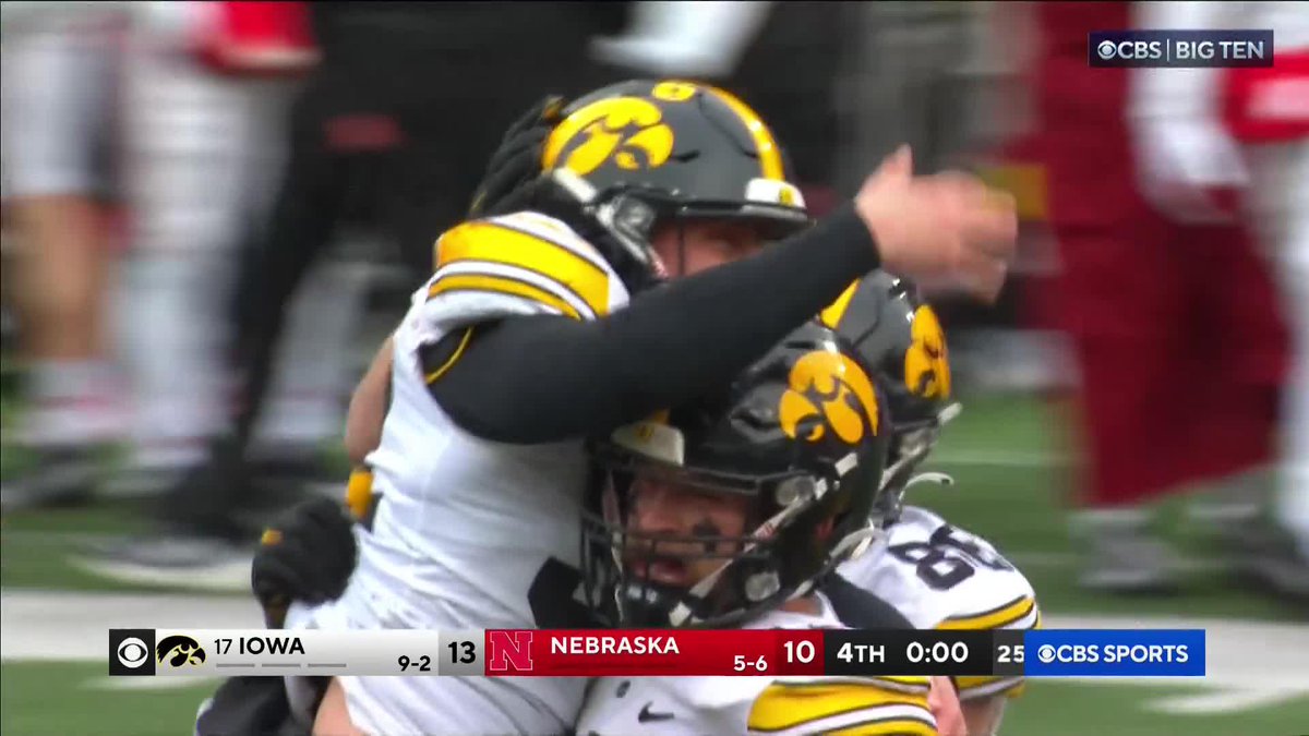 Making fun of 2023 Iowa as if this isn’t how your season ended in Lincoln