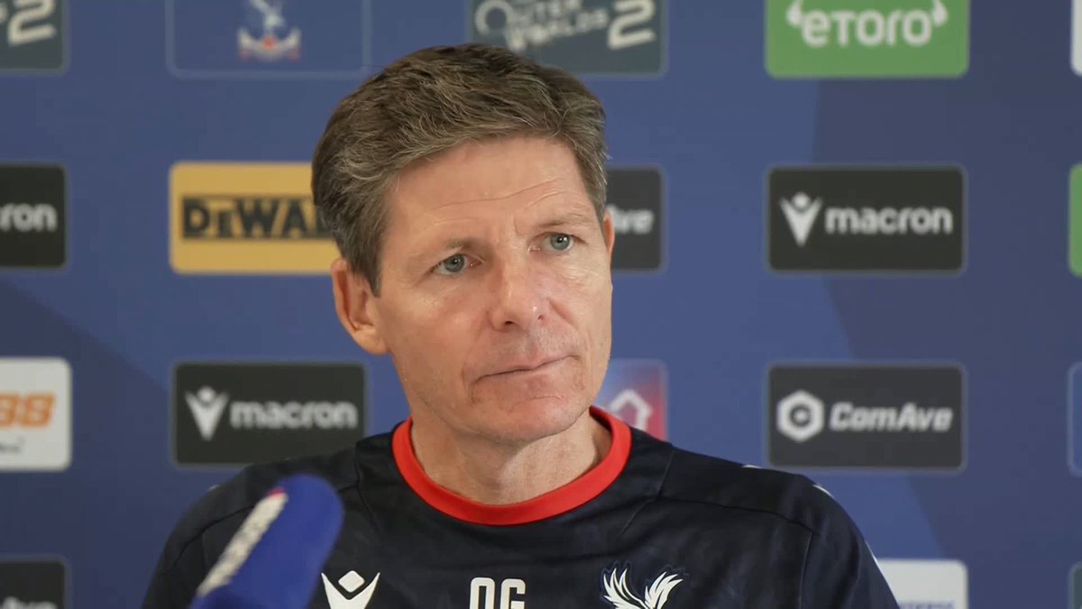 🗣️ "Get it organised. Get it sorted before" Oliver Glasner says it would be 'irresponsible' if Crystal Palace were to play four games over the space of eight days