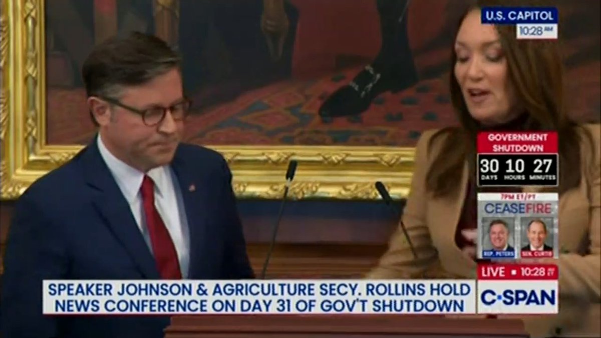 Trump's Agriculture Secretary says the "silver lining" of 42 million Americans losing access to SNAP benefits is "we're having a national conversation on our SNAP program"