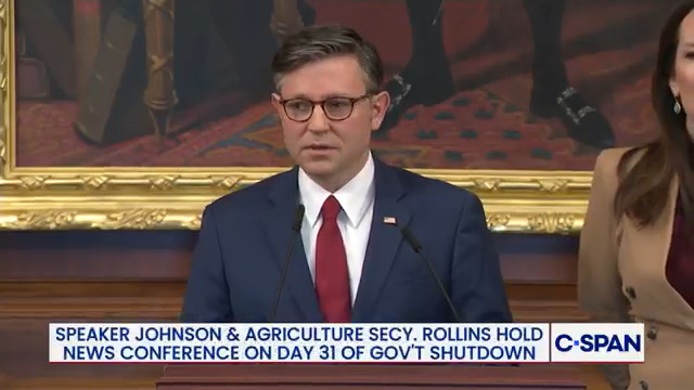 .Speaker Mike Johnson: "What you’re seeing is an expression of the president’s anger…It's not my call I don't have a say in this...The filibuster has traditionally been viewed as a very important safeguard. If the shoe were on the other foot, I don’t think our team would like it."