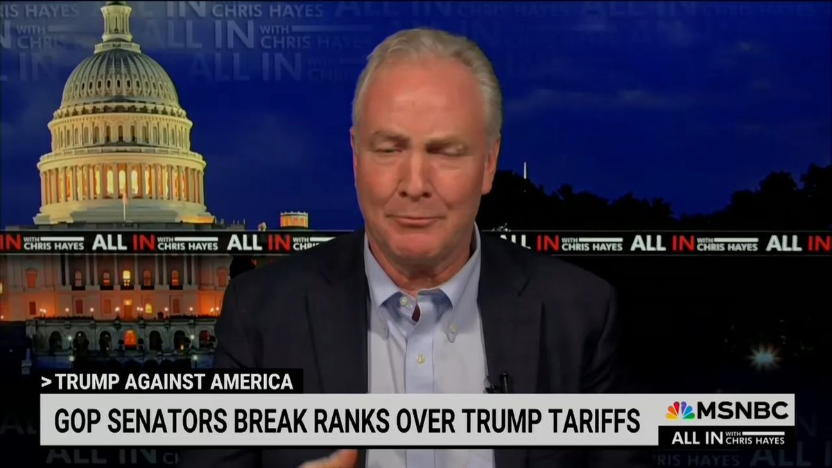 Sen. Van Hollen: This whole charade with President Xi in China is really pathetic. Trump, the arsonist, who through his tariffs sort of lit this problem on fire, and now wants to get credit somehow for putting out the fire that he started. But that fire is still raging because tariffs are still in place across the board, and Americans are hurting.