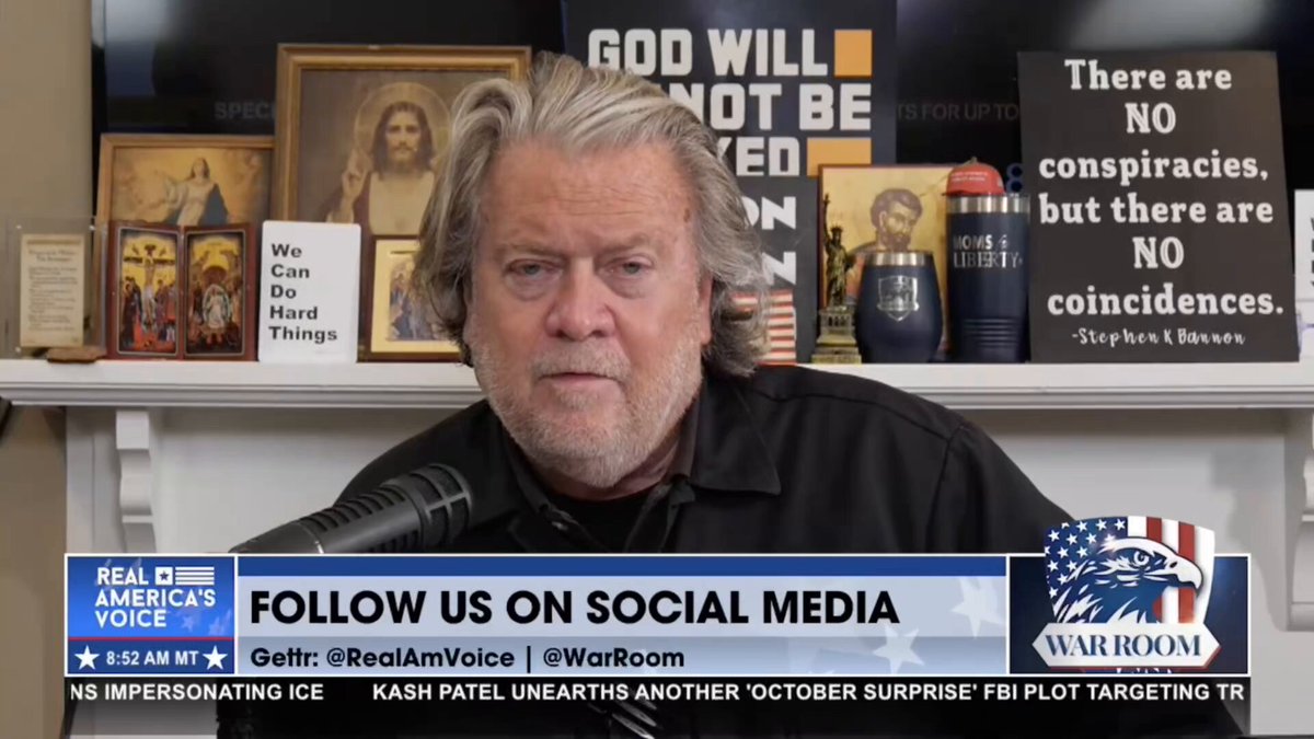 BANNON: We need to hire more prosecutors; we need to actually take over this government. The establishment is ready to move on from Trump and his values as soon as possible. They're waiting out the clock; we either go now or never.