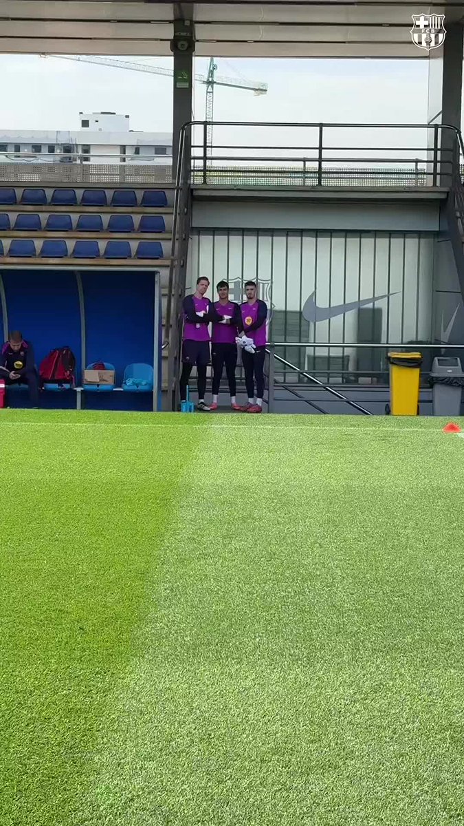 Training begins. Full focus.