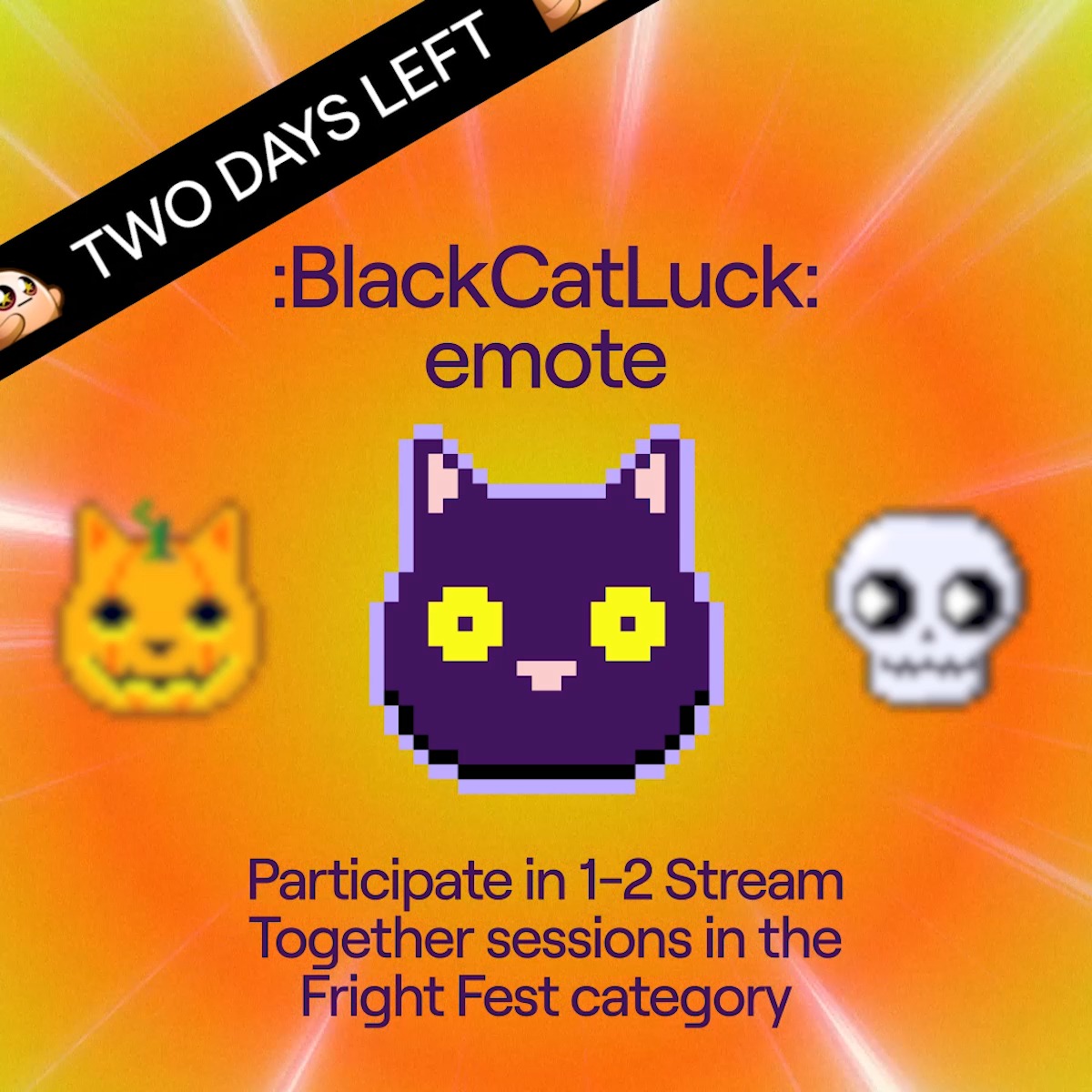 Don’t miss your chance to earn the whole Fright Fest emote and badge collection - they’re only available until 11/2 😱