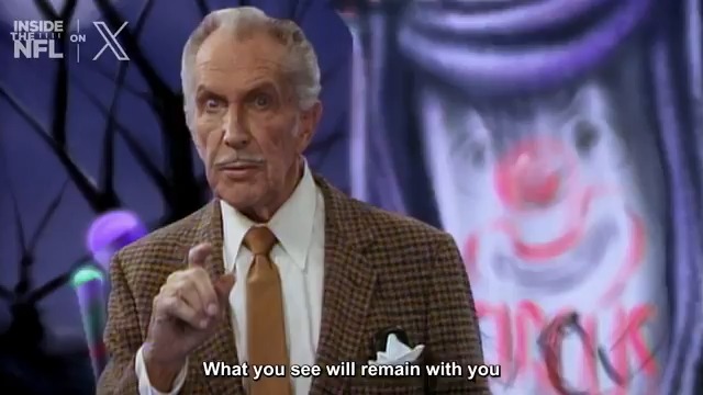Where every game is a little spine-tingling. Happy Halloween from Vincent Price and NFL Films! 👻