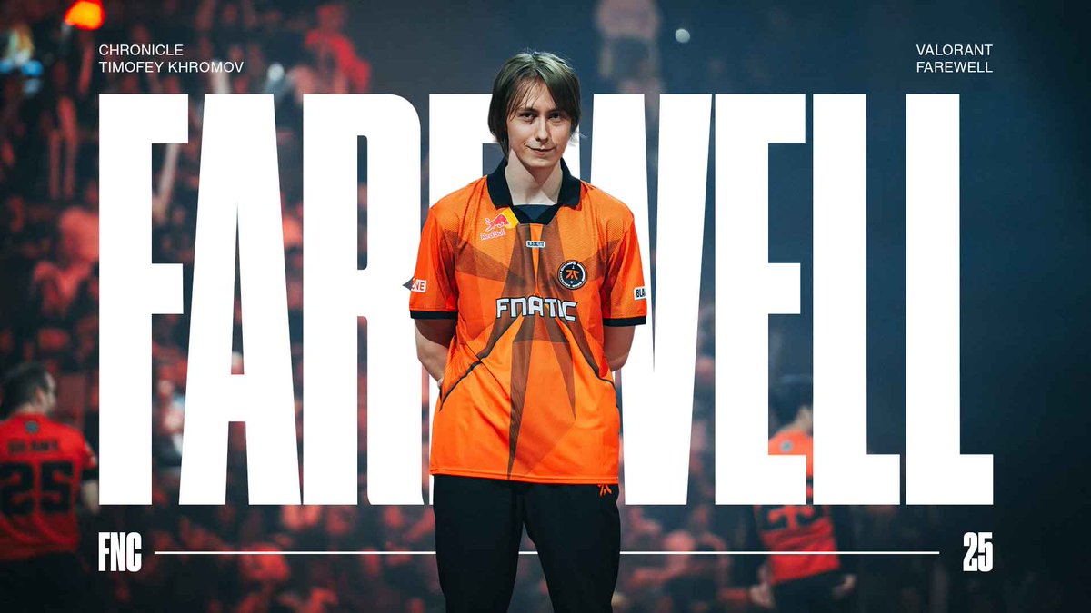 He joined as a champion, and leaves as one of the greatest to ever do it. For the trophies, the clutches, the laughter, and every moment in between - thank you for everything, kronikel 🧡