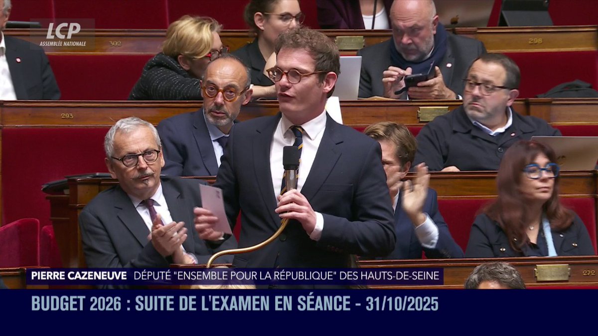 "Je ne peux pas vous laisser dire qu'aucun compromis n'a été fait", répond Pierre Cazeneuve à Boris VALLAUD. "Le compromis, c'est un pas qui va dans les deux sens, ça ne peut pas être que le projet du Parti socialiste". #DirectAN #Budget2026