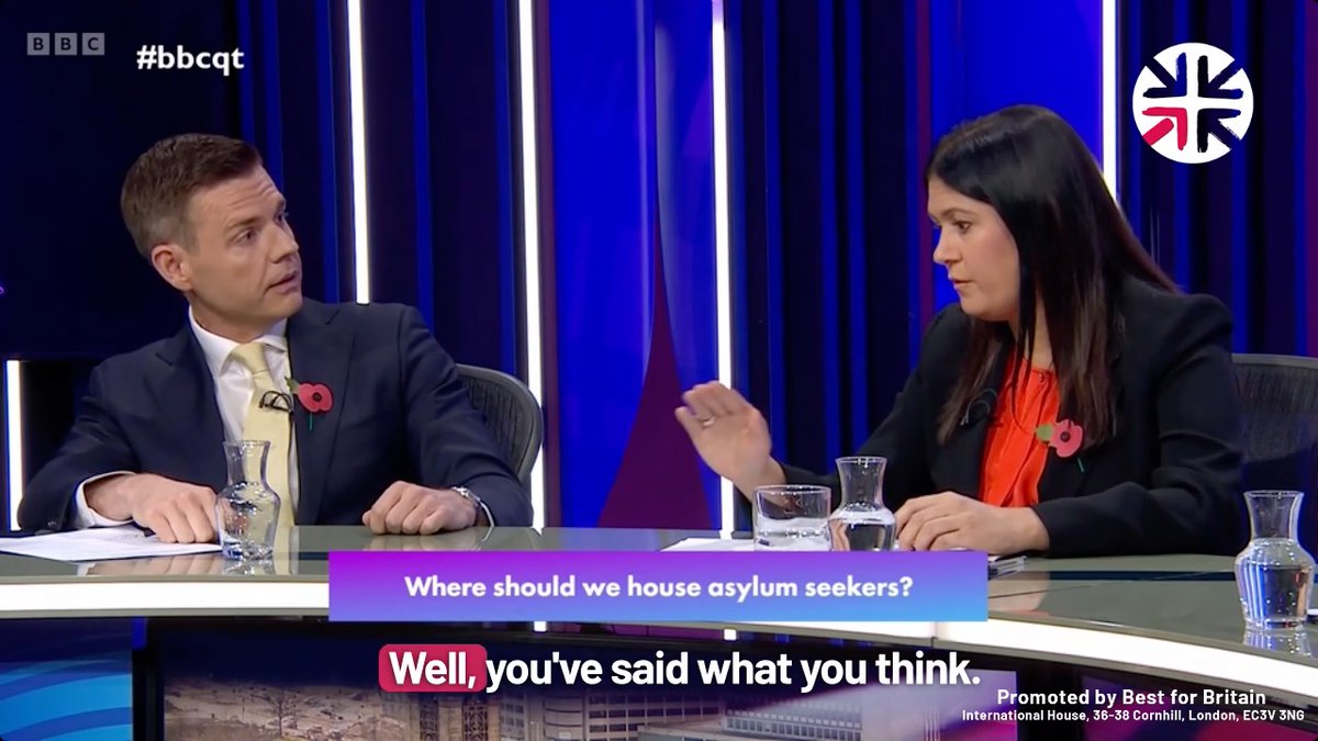 🔥 Excellent from Lisa Nandy! "I've seen this before. When I was growing up in Manchester, my dad used to debate with Enoch Powell." "What you're doing is trying to create fear and distrust and division, because that's the only way that you and your friends can thrive."
