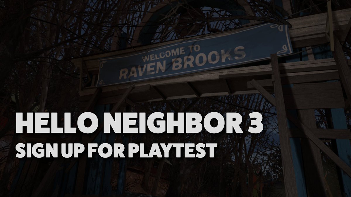 Hello friends, Today, I want you to walk with me to a place filled with long-forgotten memories, shadows of the past and traces of hope. Welcome to Raven Brooks. Plus, you can also sign up for the Prototype 3 playtest: