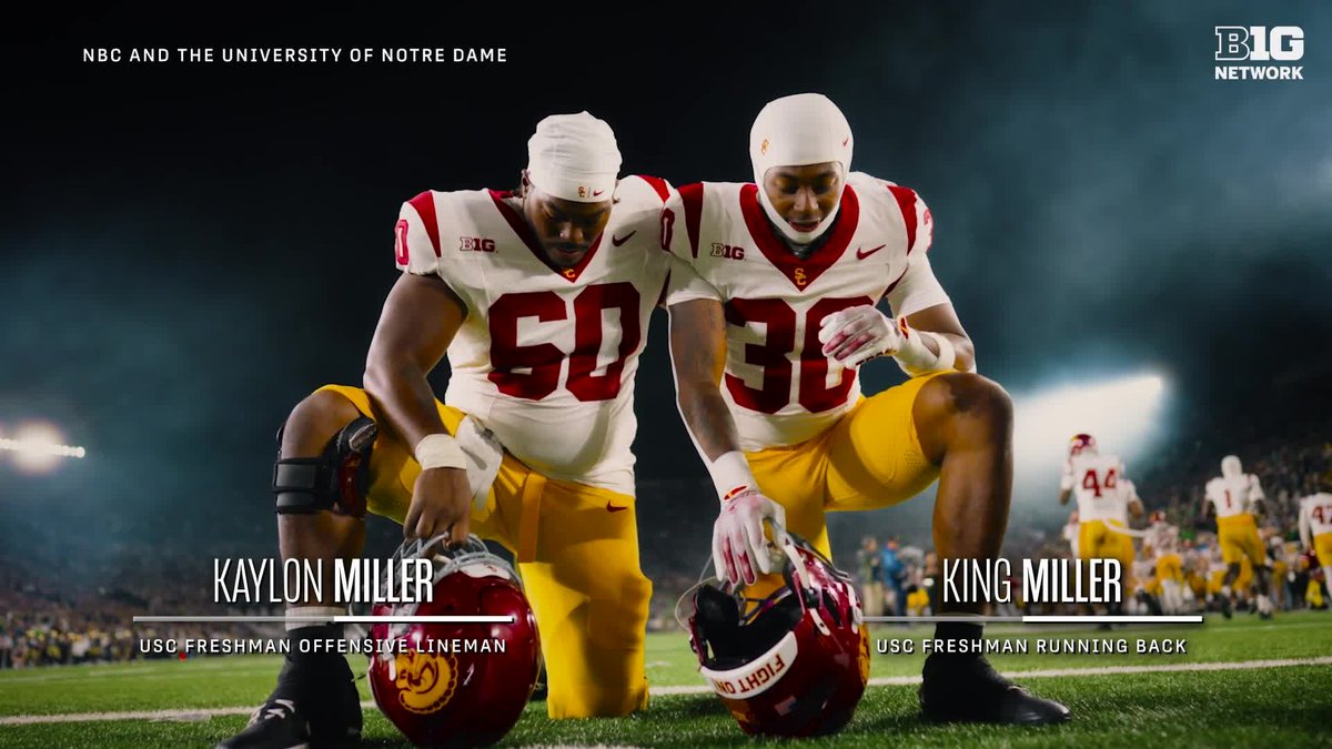 They grew up 30 miles from USC's campus and are lifelong Trojan fans. Twin brothers King and Kaylon Miller were destined to play for USC Football ✌️ ✌️ The Journey goes behind the scenes with the freshmen 👇
