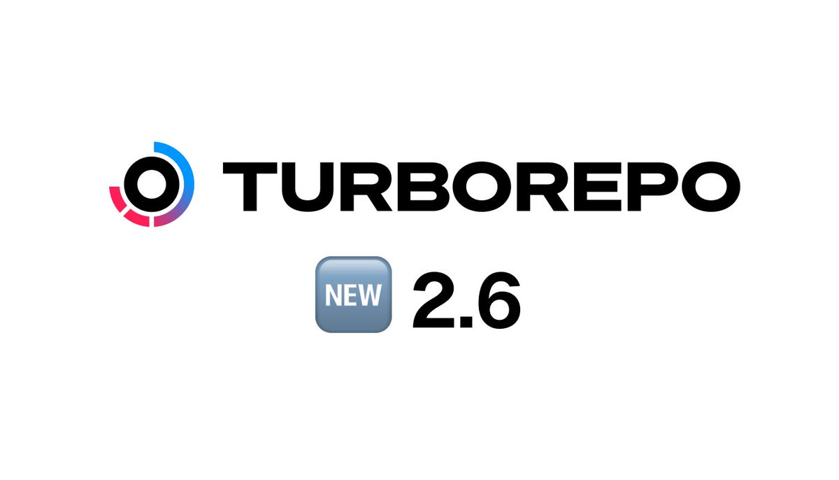 Turborepo 2.6 is here! → Microfrontends → Bun package manager is now stable → Task list search in TUI