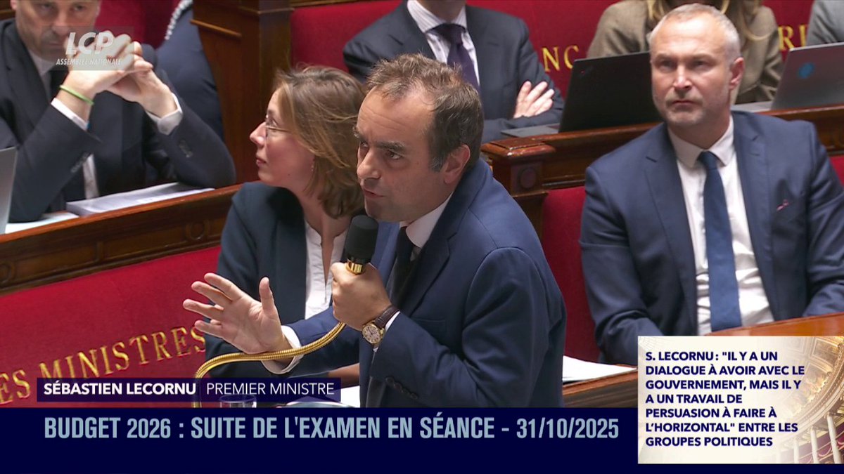 .Sébastien Lecornu à Mathilde Panot : "Vous n'êtes jamais à une réunion de travail à Matignon depuis le début, puisque vous n'avez que le chaos comme seul programme, quand vous n'avez pas parfois le mensonge." #DirectAN #Budget2026