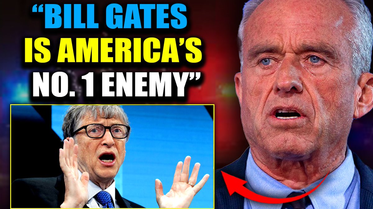 RFK: 'Arrest Bill Gates For Aiding The Enemy and Spraying Chemtrails on Americans' It's official - the storm has broken. Congress has opened an investigation into the Gates Foundation, following the money trail that winds through global health, corporate power, and the push for total control. For years, Robert F. Kennedy Jr. has been the lone voice warning about Gates' hidden agenda - and now his decades-long fight is paying off. Chemtrails, weather control, geoengineering - once dismissed as conspiracy theories, are now central to the probe.